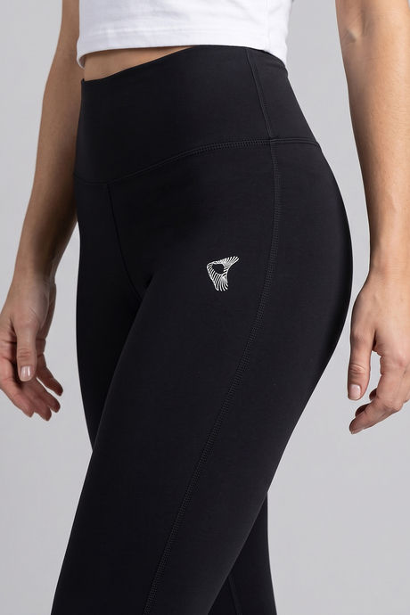 Zelocity Quick Dry Training Leggings - Black Beauty — image 5